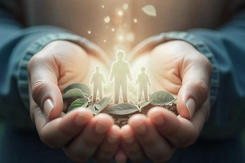 Balance scales representing ethics
