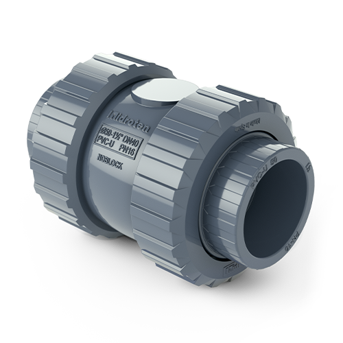 PVC check valves (with spring) — Family 16