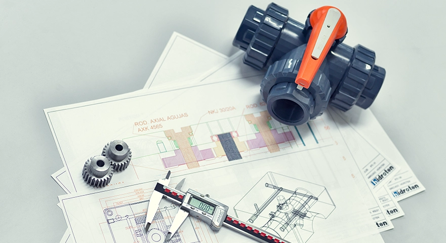 Engineering drawings and fittings